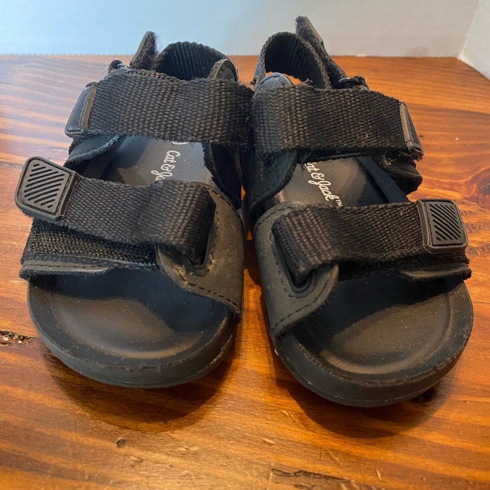 Cat & Jack Black Toddler Sandals